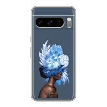 Чехлы (ART) Цветы на Google Pixel 8 Pro (VPrint) (Квіти на голові)