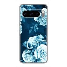 Чехлы (ART) Цветы на Google Pixel 8 Pro (VPrint) (Блактині бутони)