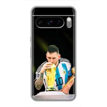 Чехлы для Google Pixel 8 Pro (Leo чемпион) (AlphaPrint) (Кубок Месси)