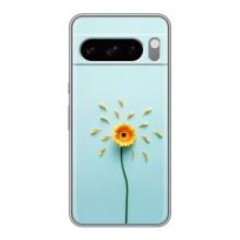 Чохли з квітами для Google Pixel 8 Pro (VPrint) (Жовта квітка)