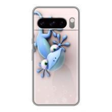 Чехлы с изображением разных животных для Google Pixel 8 Pro (Геккон)