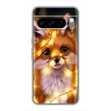 Чохли з картинкою Лисичка для Google Pixel 8 Pro (VPrint) (Лисичка в гірляндах)