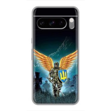 Чехлы с картинкой ЗСУ для Google Pixel 8 Pro (AlphaPrint) (Солдат ЗСУ)