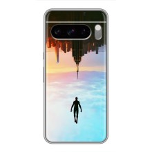 Чехол с человеком пауком для Google Pixel 8 Pro - (AlphaPrint) (Паук человек)