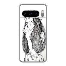 Чохол з друком для Google Pixel 8 Pro - (Мода) (AlphaPrint) (Фото дівчини)