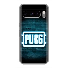 Чеjхол PUBG для Гугл Пiксель 8 Про (AlphaPrint) (Лого PUBG)