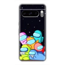 Чохли Амонг Ас для Google Pixel 8 Pro (AlphaPrint) (Скіни в космосі)