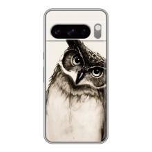 Чохол з пташками на Google Pixel 8 Pro (VPrint) (Сова)