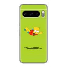 Чjхол з Сімпсонами для Google Pixel 8 Pro (VPrint) (Барт Сімпсон)
