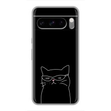 Чохол з малюнком кіт на Google Pixel 8 Pro (Байдужий кіт)