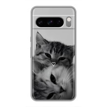 Чохол з малюнком кіт на Google Pixel 8 Pro (Пара котів)