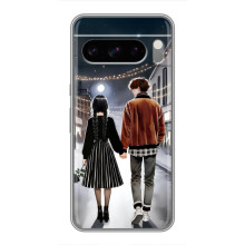 Чехол с дизайном Венздей 2 на Google Pixel 8 Pro – Уэнсдей и Тайлер