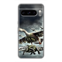Чехол с мемами тралалело тралала для Google Pixel 8 Pro – Гусини и крокодило