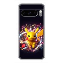 Чохол з Пікачу на Google Pixel 8 Pro (Пікачу з м'ячем)