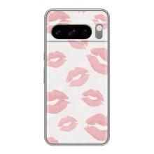 Чохол з розовим принтом для Google Pixel 8 Pro – Рожеві губи
