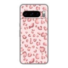 Чохол з розовим принтом для Google Pixel 8 Pro – Рожевий леопард