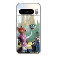 Чехол Зоотрополіс на Google Pixel 8 Pro – Ник Джуди и змея