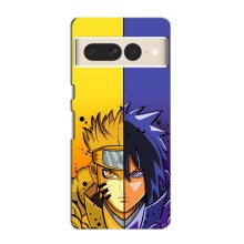 Купить Чехлы на телефон с принтом Anime для Гугул Пиксель 8 Про (Naruto Vs Sasuke)