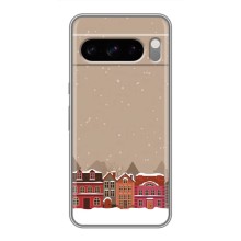 Новорічні, Святкові Чохли для Google Pixel 8 Pro - 2024 год (Зимове місто)