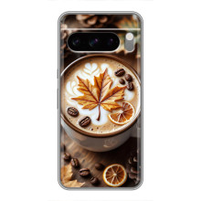 Чехол с уникальным дизайном «Осень с кофе» для Google Pixel 8 Pro – Пряный кофе