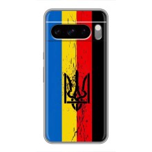 Украинские Чехлы для Google Pixel 8 Pro с картинкой УПА (AlphaPrint) (Прапор УПА)