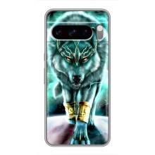 Захисні чохли для Гугл Пiксель 8 Про (AlphaPrint) (ХІТ продаж) ВОВК (Яскравий вовк)