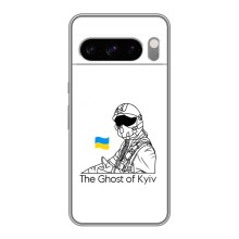 Захисні чохли (Призрак Киева) для Google Pixel 8 Pro (AlphaPrint) (Льотчик Києва)