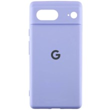 Чехол Silicone Cover Lakshmi Full Camera (AAA) with Logo для Google Pixel 8 – Сиреневый