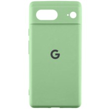 Чехол Silicone Cover Lakshmi Full Camera (AAA) with Logo для Google Pixel 8 (Мятный)