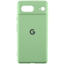 Чехол Silicone Cover Lakshmi Full Camera (AAA) with Logo для Google Pixel 8 – Мятный