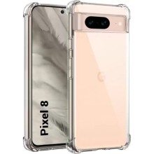 TPU чехол GETMAN Ease logo усиленные углы Full Camera для Google Pixel 8 – Прозрачный