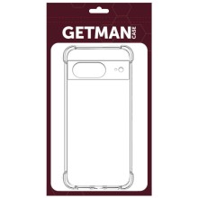 TPU чехол GETMAN Ease logo усиленные углы Full Camera для Google Pixel 8 – Прозрачный