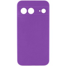 Чохол Silicone Cover Lakshmi Full Camera (AA) для Google Pixel 8 – Фіолетовий