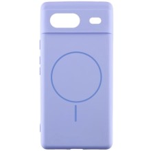 Чехол Silicone Cover Lakshmi Full Camera (AA) with MagFit для Google Pixel 8 – Сиреневый