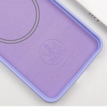 Чехол Silicone Cover Lakshmi Full Camera (AA) with MagFit для Google Pixel 8 – Сиреневый