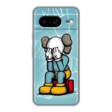 Чехлы для Google Pixel 8 - Bearbrick Louis Vuitton (PREMIUMPrint) (Плач Bearbrick)