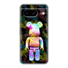 Чехлы для Google Pixel 8 - Bearbrick Louis Vuitton (PREMIUMPrint) (Яркий Bearbrick)