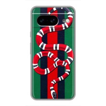 Чохли  GUCCI для Google Pixel 8 Ґуґл Піксель 8 (AlphaPrint) (Gucci змія)