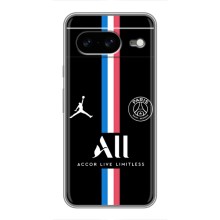 Чохли PSG для Google Pixel 8 (AlphaPrint) (футболка ПСЖ)