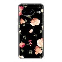 Чохли з квітами для Google Pixel 8 (VPrint) (Трояндочки)
