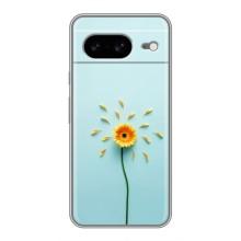 Чохли з квітами для Google Pixel 8 (VPrint) (Жовта квітка)