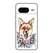 Чохли з картинкою Лисичка для Google Pixel 8 (VPrint) (Весела лисичка)