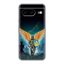 Чехлы с картинкой ЗСУ для Google Pixel 8 (AlphaPrint) (Солдат ЗСУ)