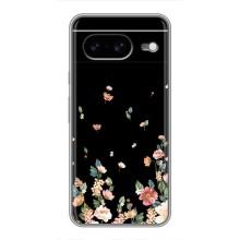 Чохол для Google Pixel 8 Ґуґл Піксель 8 - з принтом (Дизайнерські) (AlphaPrint) (Маленькі квіти)