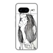 Чохол з друком для Google Pixel 8 - (Мода) (AlphaPrint) (Фото дівчини)