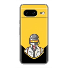 Чеjхол PUBG для Google Pixel 8 Ґуґл Піксель 8 (AlphaPrint) (Пабг в шоломі)
