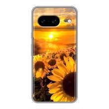 Чохол з Квітами для Google Pixel 8 (поле соняшників)