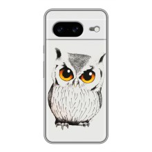 Чохол з пташками на Google Pixel 8 (VPrint) (Мила Сова)