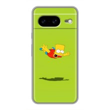 Чjхол з Сімпсонами для Google Pixel 8 (VPrint) (Барт Сімпсон)