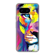 Чохол з картинкою ЛЕВ для Google Pixel 8 (VPrint) (Яскравий Лев)